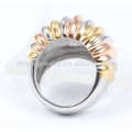 Edelstahl Gothic Ringe für Frauen, mischen Farben große Silber Ringe